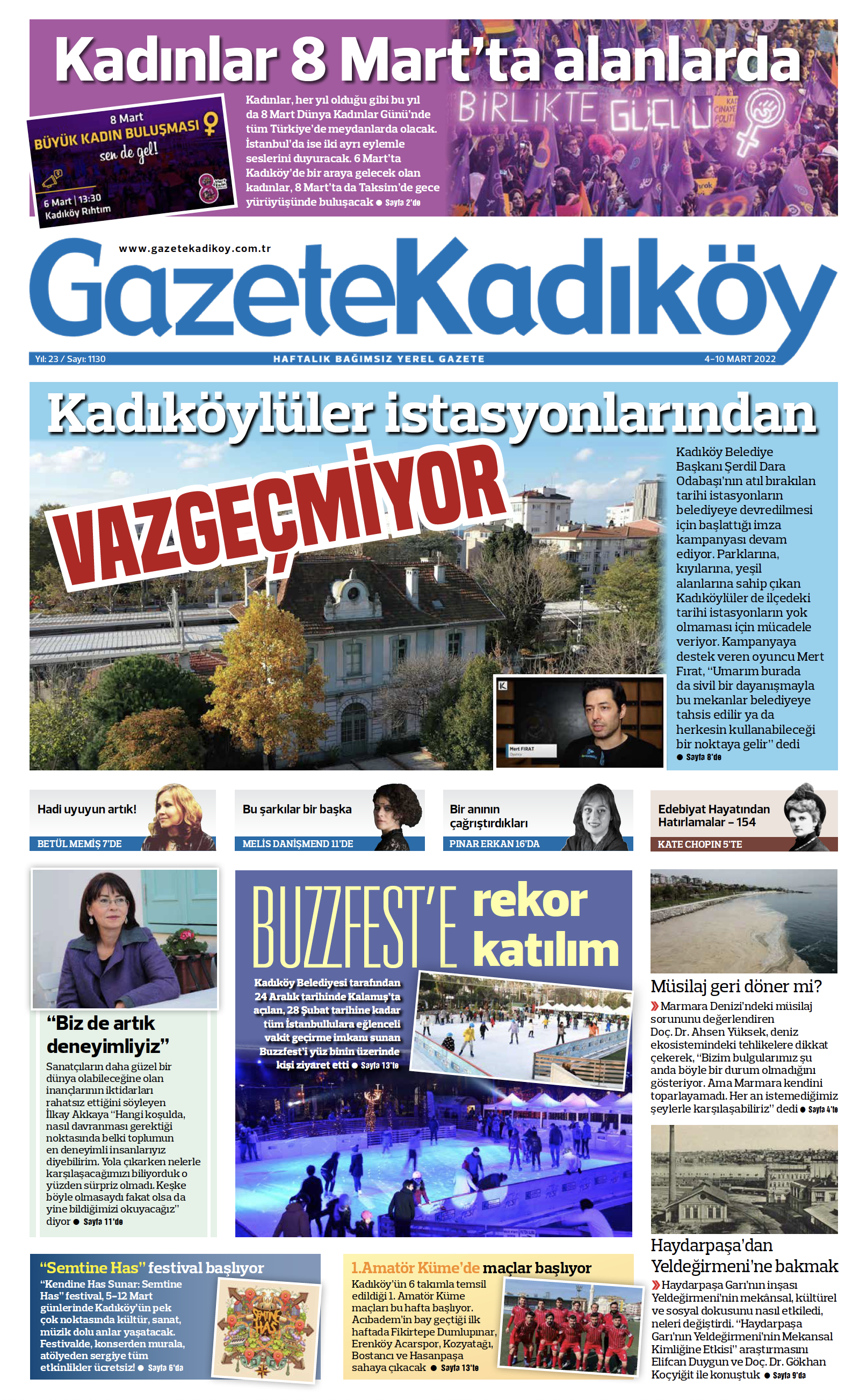 Gazete Kadıköy - 1130. Sayı